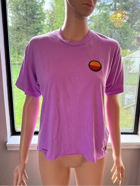 AVIATOR NATION- cropped boyfriend tee- size M- retails $89